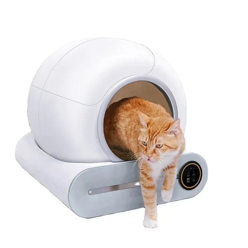 Bac à Litière Autonettoyant Connecté pour Chat