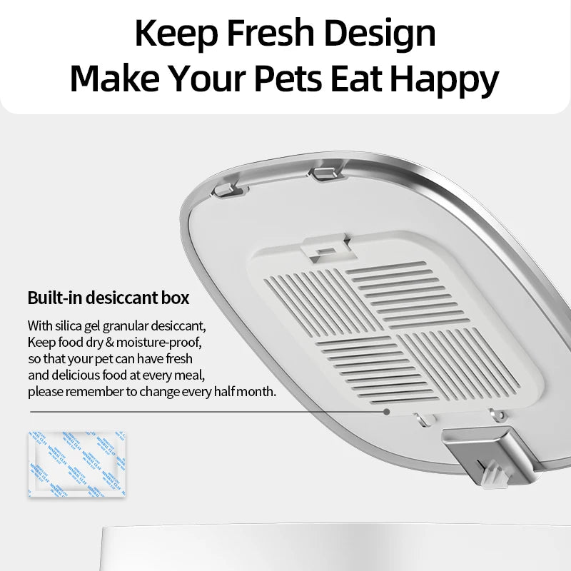 Mangeoire Automatique Connectée 4 L pour Chat