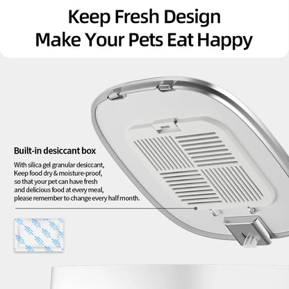 Mangeoire Automatique Connectée 4 L pour Chat
