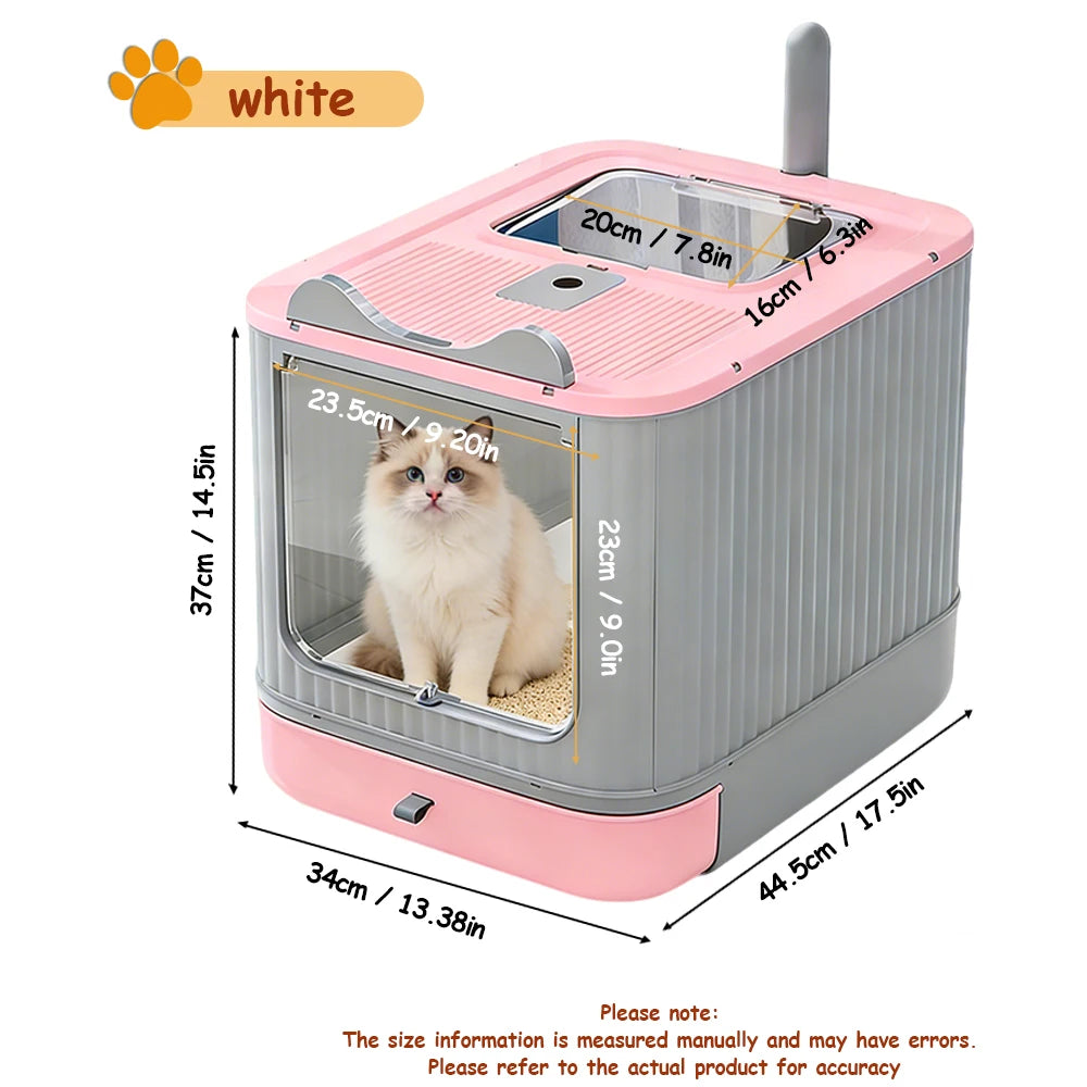 Maison de litière fermée pour chat