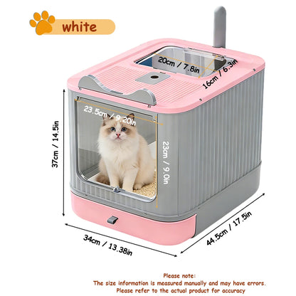 Maison de litière fermée pour chat