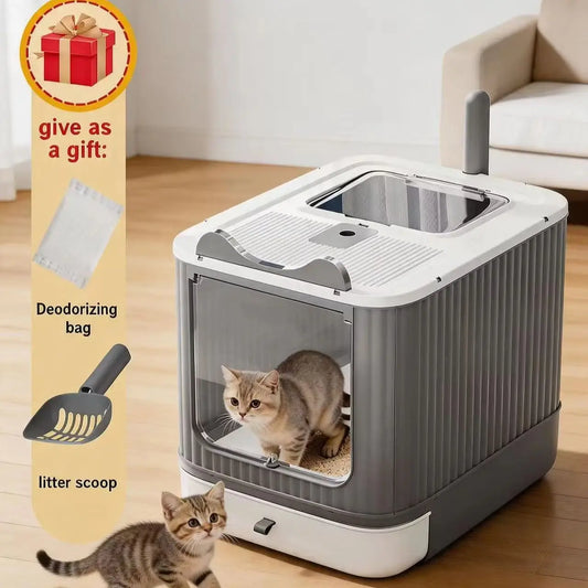 Maison de litière fermée pour chat