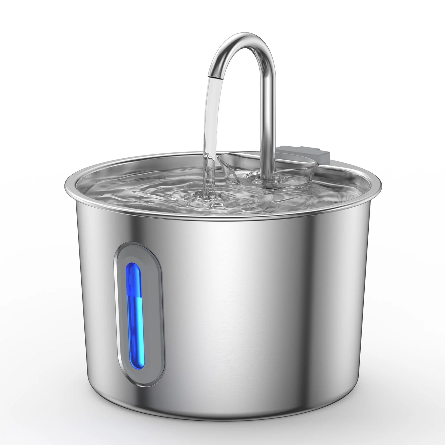 Fontaine à Eau Automatique Inox 2,2 L pour Chat et Chien