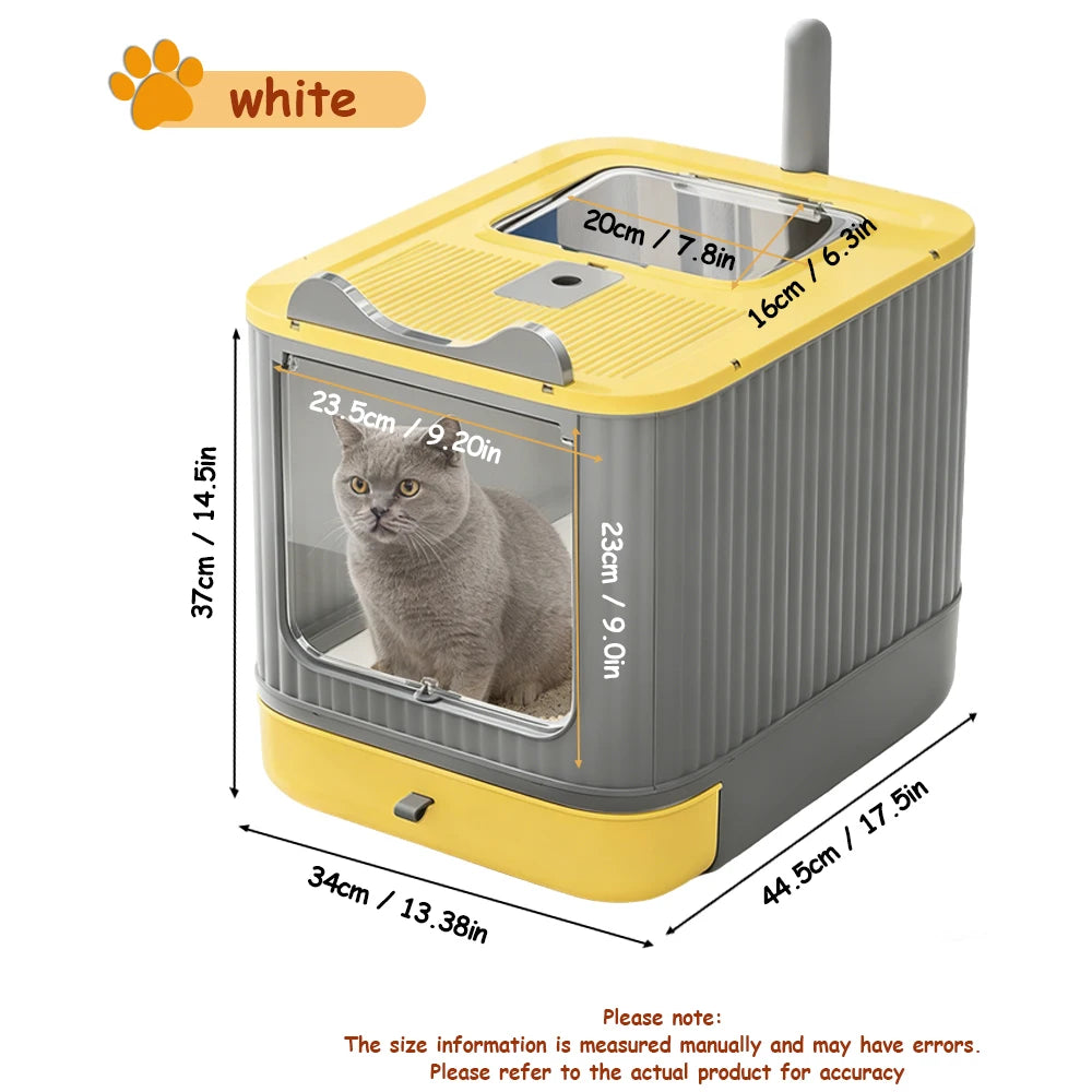 Maison de litière fermée pour chat