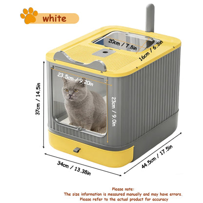 Maison de litière fermée pour chat