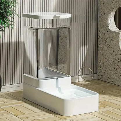 Distributeur Automatique de Croquettes & Fontaine à Eau par Gravité – Animora™