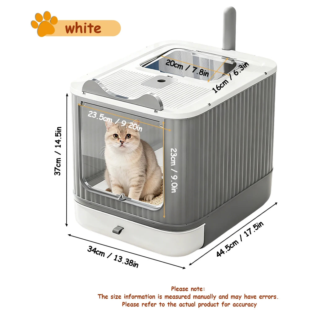 Maison de litière fermée pour chat