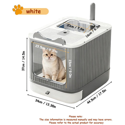 Maison de litière fermée pour chat