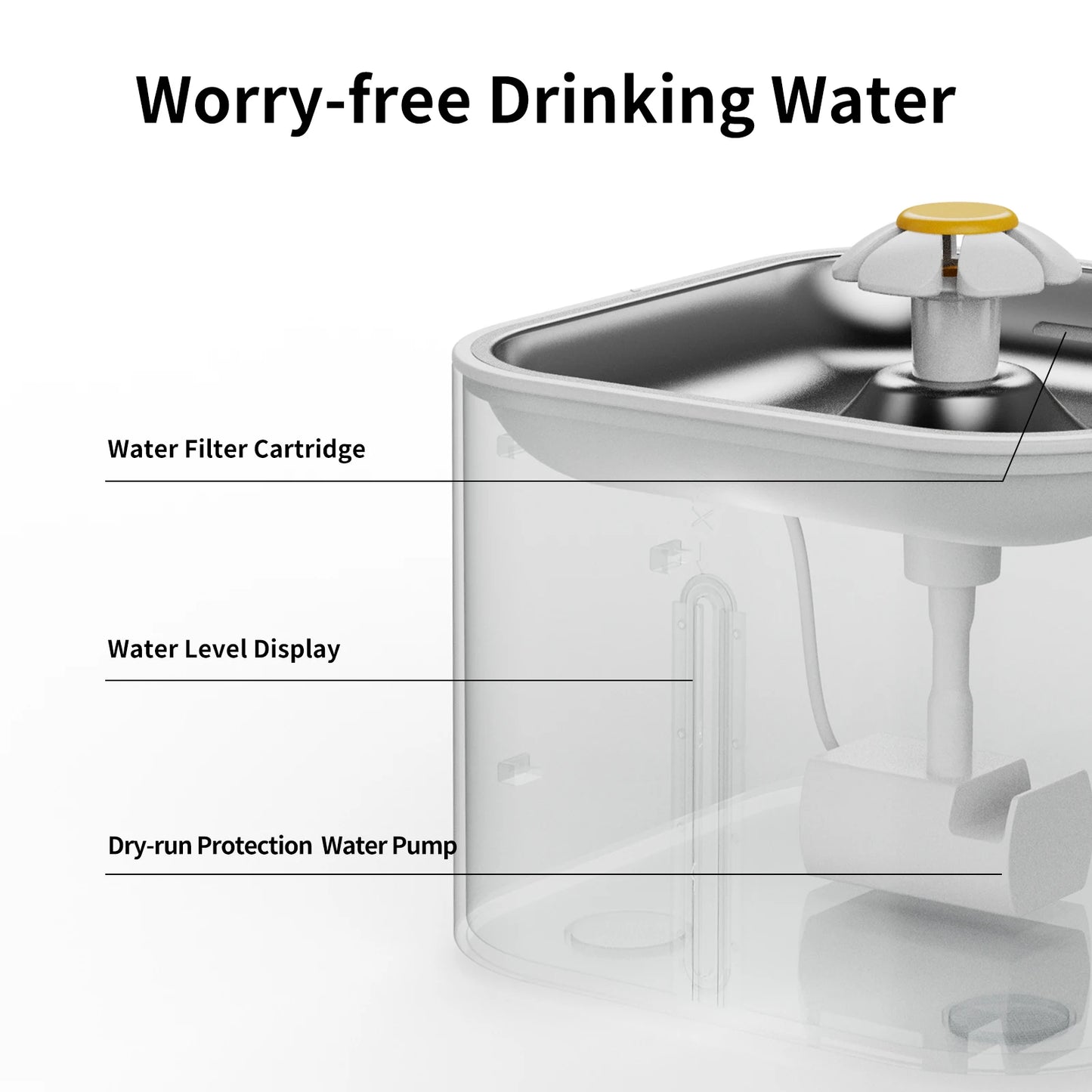 Distributeur automatique connecté avec fontaine – Animora™