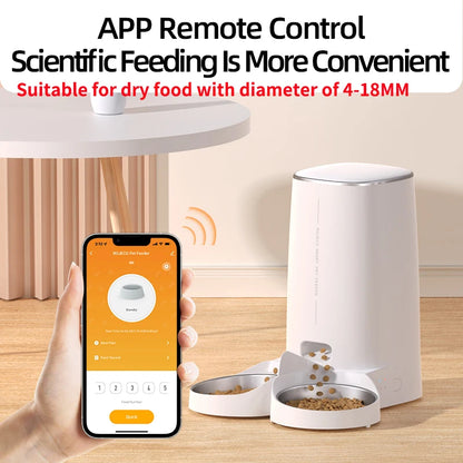 Mangeoire Automatique Connectée 4 L pour Chat